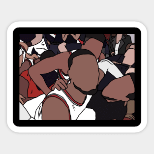 Damian Lillard Straight Faced Killer Sticker